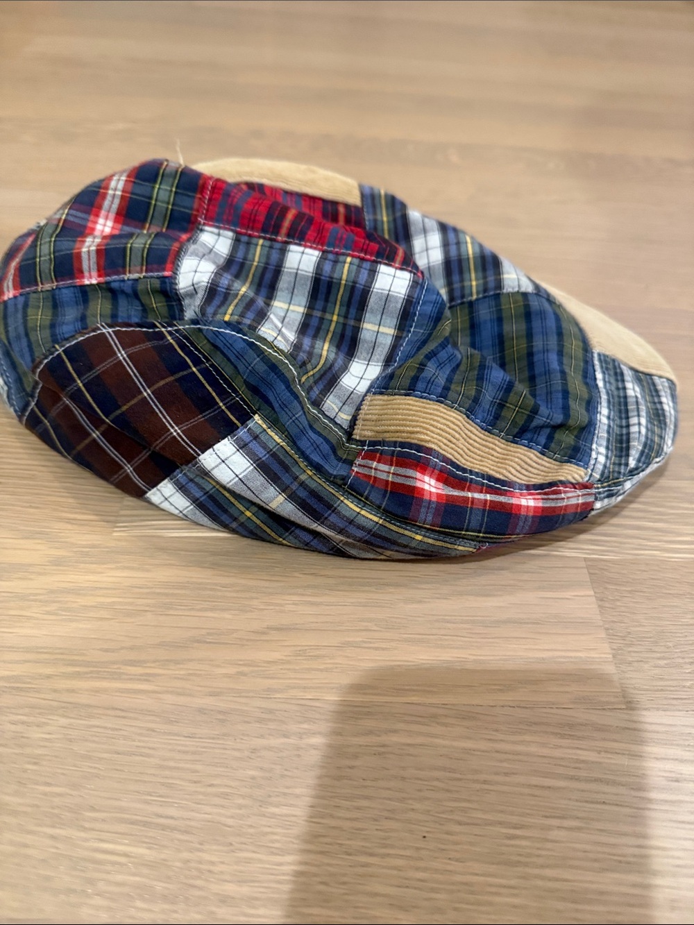 J.Crew Plaid Cabbie Hat